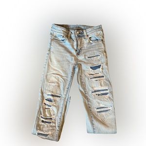 Light blue Ripped American Eagle Jeans